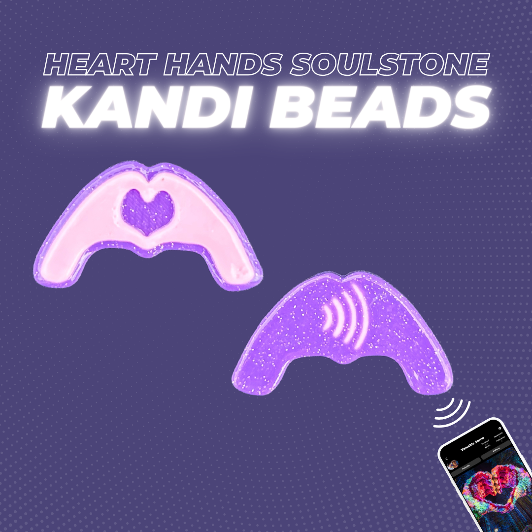 Heart Hands Soulstone Kandi Beads